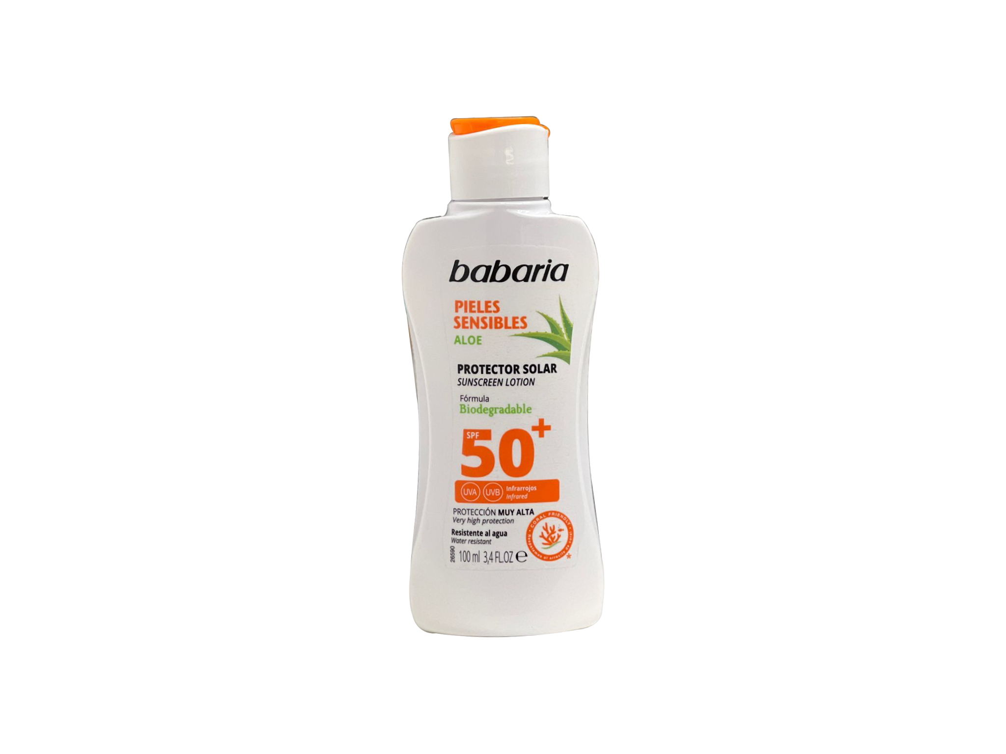 Babaria Aloe Sunscr. Sens Skin SPF50+ 100ml