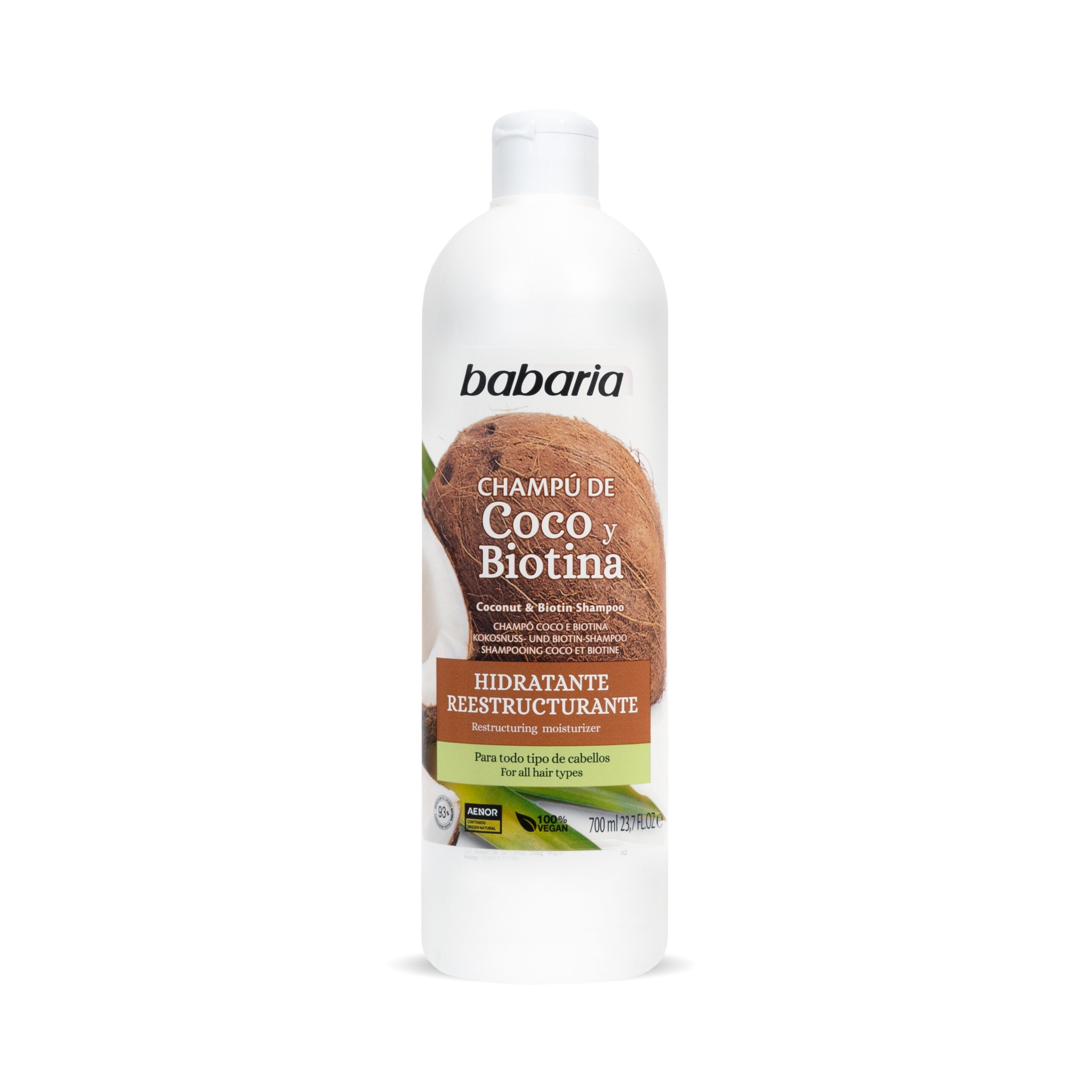 Babaria Coconut & Biotin Shampoo 700ml